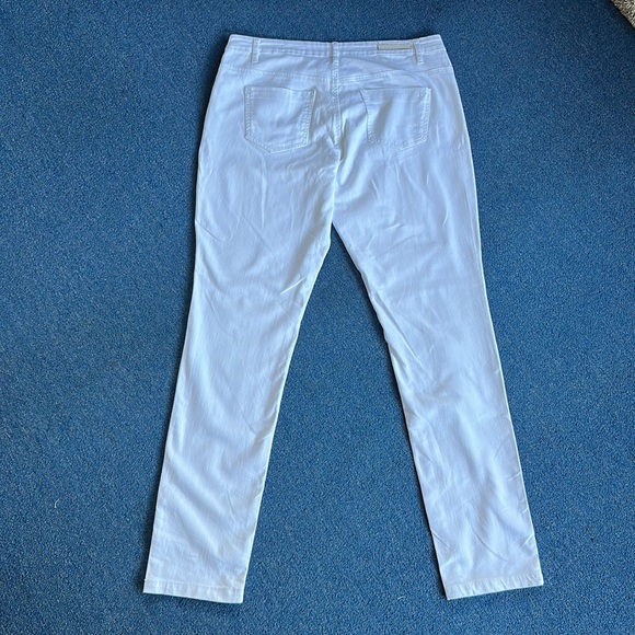 Foxy Jeans White Joy Skinny Jeans Sz 18 - Picture 7 of 12